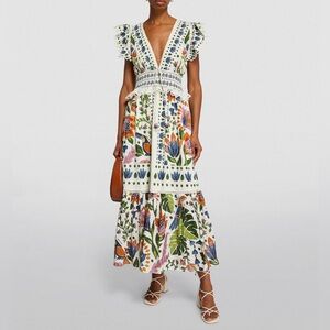 farm rio summer garden maxi dress